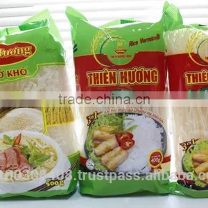 "Vi HUONG" QUALITY PLAIN RICE NOODLES 500g - Thien Huong Food JSC thumbnail-1