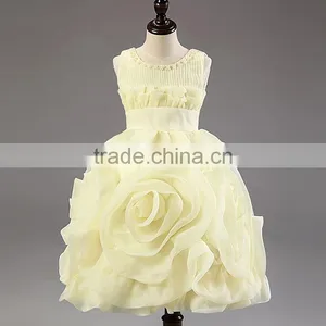 Retail Hot! New Year Party Baby Clothing Cotton Girl Dress, Elegant and Stylish Design Cascading Elsa Princess Dress thumbnail-6