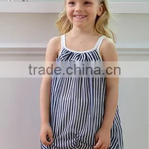 Baby Girl Sleeveless Dresse Custom Girls' Chiffon Sundress Vest Dress Design thumbnail-1