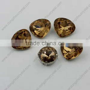 Diamond Cut Stone Sew on Rhinestone Claw Setting Crystals thumbnail-1