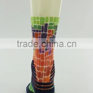 Sublimated Dri Fit Elite Basketball Sport Compression Socks Men thumbnail-4