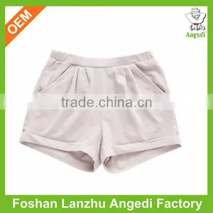 Fashion Girls Short Pants Pockets Ready Made thumbnail-1
