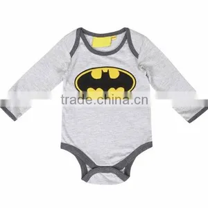 Hot Sale! Batman Printed Baby Boy Jumpsuits Long Sleeves Warm Bodysuit for Kids thumbnail-1