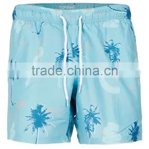 MGOO Foshan Manufacturer Custom Sublimation Print Mens Boardshorts Swimwear Mesh Inside DrawString Elastane Waistband thumbnail-2