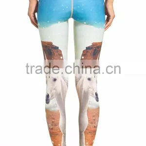 Custom Made Women Full Print Yoga Pants Sport Hot Pant Leggings thumbnail-2