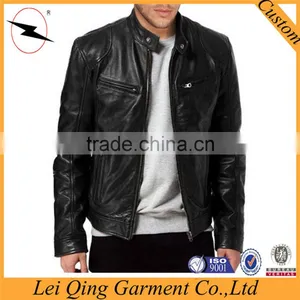 2017 Wholesale Fashional Man Genuine Leather Jacket thumbnail-1