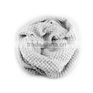 Women's Knit Neck Cowl Wrap Warmers Scarf Flexible Scarf 3455 thumbnail-4