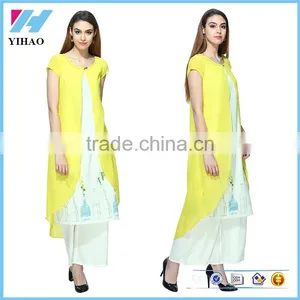 Ladies Fashion Clothing Fancy Long Kurta Designs thumbnail-1