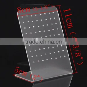 Earring Ear Stud 72 Holes Jewelry Display Boards(11x8x5cm), Sold per Packet of 10,Bulk thumbnail-1