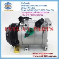 Auto AC Compressor Manufacturer for Hyundai F500QADAA03 I10 12V 5PK F5009ADCA02 Kia thumbnail-1