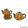 Sell Dolomite Pumpkin Shape Teapot thumbnail-1