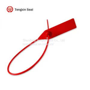 TX-PS109 Double-locking Securtiy Plastic Seal SupplyChain Solution Safety Plastic Seals thumbnail-1