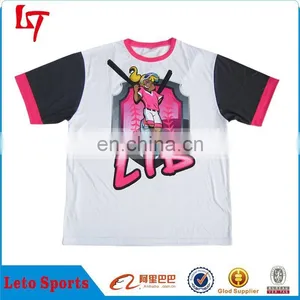 Custom Fashion Round-neck Lacrosse T-shirts Lacrosse Training Jersey for Women thumbnail-2
