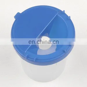 Dia. 8cm, Height 9cm Blue Round Plastic No-Spill Paint Cups thumbnail-3