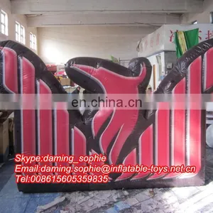 Inflatable Advertising Billboard, Inflatable Sign With LED Lights thumbnail-1