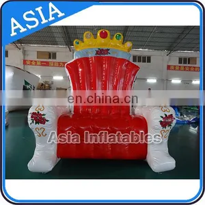 0.6mm PVC High Quality Inflatable King Throne Chair, Inflatable Outdoor/birthday Chair With Good Price thumbnail-1