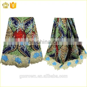 Fashion New Arrival French Net Lace African Wax Cotton Fabric Veritable Embroidery Lace FabricH170112005 thumbnail-4