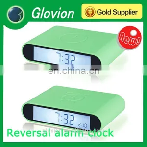 Hot Sale New Design Battery Plastic Square Desk Clock for Logo Print thumbnail-1