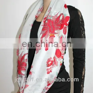 Muslim Scarf Hijab Abaya JDR-009 Smooth&soft Necklace Scarf Hijab thumbnail-1