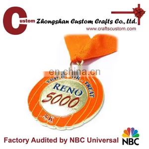 Promotional Gifts Expert Factory Custom Pumpkin Shape RENO Halloween Running Medal thumbnail-1