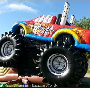 High Quality Monster Truck Combo Bounce House Slide Combo for Birthday Party thumbnail-1