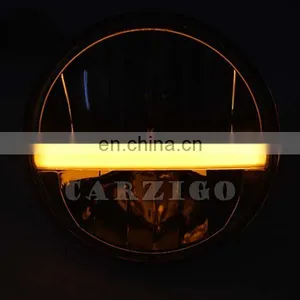 DOT SAE Emark Approved 7 Inch LED Headlight With hi Low Beam From Carzigo/MGlory Factory thumbnail-5