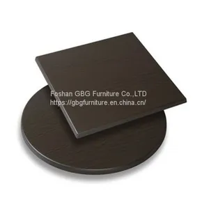Werzalit Cafe Table Top in Walnut thumbnail-3