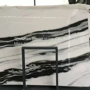 Panda White Marble Slab Marble Tiles on Sale thumbnail-1