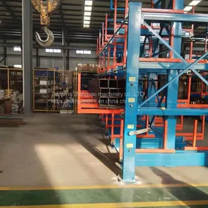 Shake the Cantilever Shelf Crane for 6 Meters to 12 Meters of Profile Steel, Channel Steel Angle Steel Round Steel Pipes thumbnail-5