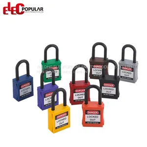 38mm Insulation Shackle Safety Padlocks EP-8531~EP-8534 ABS Safety Padlock thumbnail-3