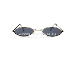 New Fashion Cat Eye Sunglasses Men/Women Ocean Lens Eyewear Metal Sun Glasses Vintage Small Oval Sun Glasses Gafas Wholesale thumbnail-2