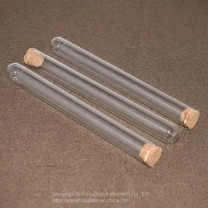 Customized Glass Cylinder Clear Glass Tube With Cork for Lab thumbnail-2