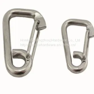 DIN Type Stainless Steel 316 Spring Marine Wire Delta Wire Snap Hook thumbnail-1