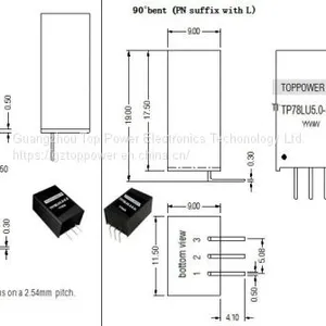 Non-isolated DC/DC Converter Regulator 500mA Integrated Circuits thumbnail-2