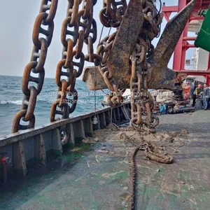 Zhoushan Anchor Chain Stocks 76mm Anchor Chain With Lr nk bv kr Certificate thumbnail-4