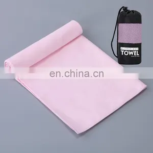 Wholesale Fitness Microfiber Beach Towel Sports Towel Embroidered Custom Logo Gym Towel thumbnail-3
