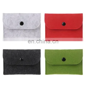Amazon Hotselling Fashion Felt Coin Wallets Latest Design for Women thumbnail-2