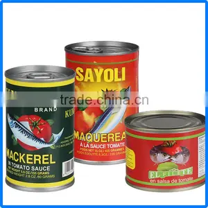 Mackerel in Can With Tomato Sauce/oil/brine thumbnail-3