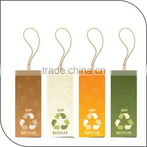 Custom Clothing & Jeans Paper Hang Tag String for Gament thumbnail-1