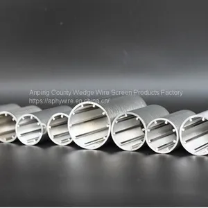 Woven Wedge Wire Water Well Screen Pipe, Wire Wrapped Johnson Filter Screen Tube thumbnail-4