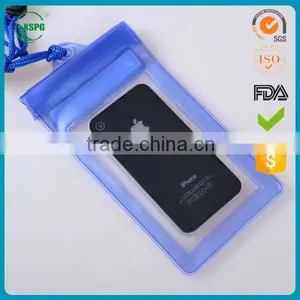 2016 Hot New Design Products Cheap Promotional Gift Waterproof Cell Phone Bag, Mobile Phone PVC Water Resist Cases thumbnail-1