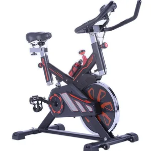 Hot Sale Gym Equipment Magnetic Red Indoor Exercise Fit Spinning Bike thumbnail-4