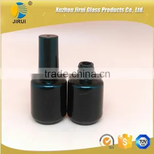 20ml Round Black Nail Polish Glass Bottle thumbnail-3