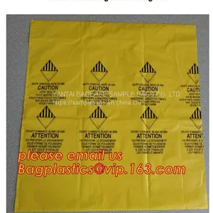 Biohazard Waste Disposal Bags Drawstring, Gallon Capacity, Medical Garbage Bags, High- Temperature Resistant thumbnail-2