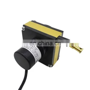 3000mm Draw Wire Position Sensor 0-5v 0-10v 4-20mA Output Potentiometer Rope Sensor thumbnail-1