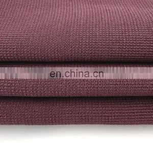 Chinese Factory Price High Stretch Circular Rib Knit Cuff Ribbing Ribbed Cuffs Fabric thumbnail-4
