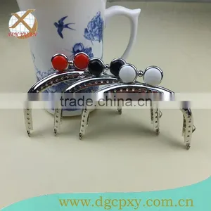 White Black Red Color Metal Frame for Small Purse thumbnail-4