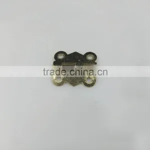 New! Gold Small Jewelry Tool Box Hinge for Gift Box $wooden Boxes thumbnail-1