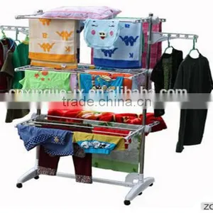 High Quality Telescopic Clothes Drying Rack thumbnail-1