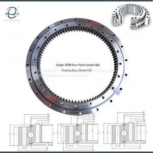 Slewing Bearing And Single Row Ball Slewing Bearing Ring For JCB Excavator thumbnail-4